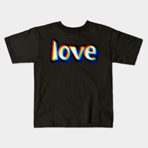 Love design Kids T-Shirt by Superboydesign
